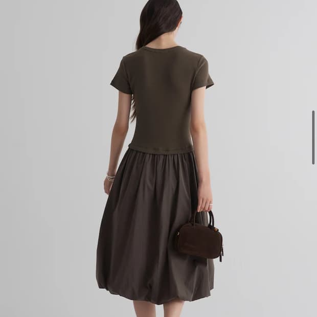 에잇세컨즈 벌룬 롱원피스