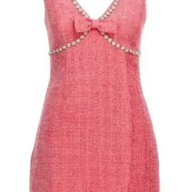 셀프포트레이드 트위드 원피스