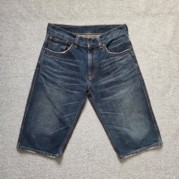 Alphasophy Japan 하프 데님 팬츠 30-31