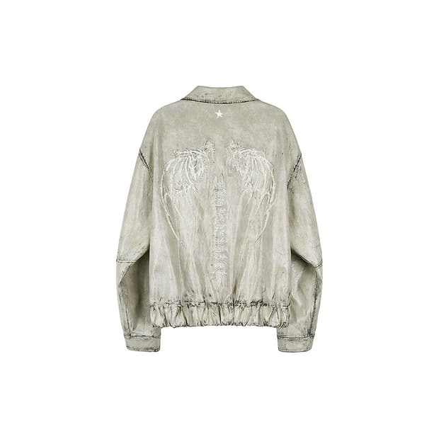 Bonnae 본네 레더자켓 EMBROIDERED JACKET IVORY