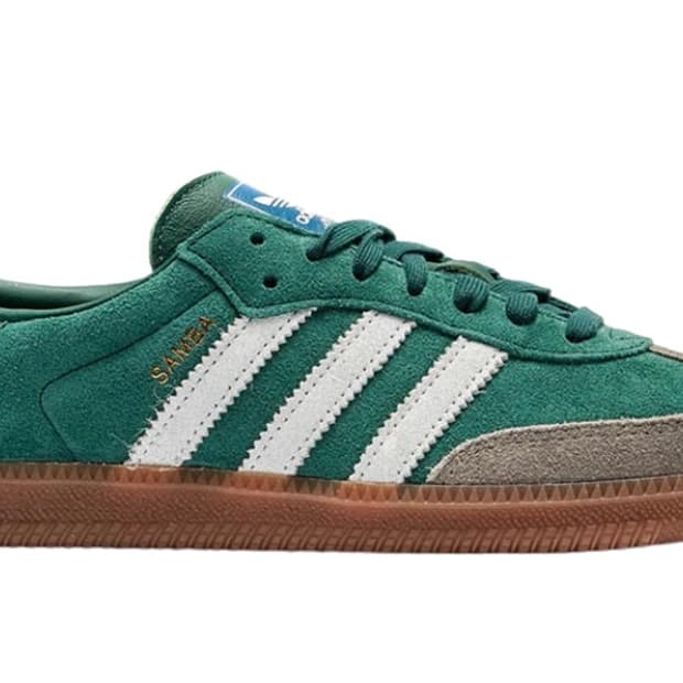 아디다스 삼바 OG 컬리지에이트 그린 검