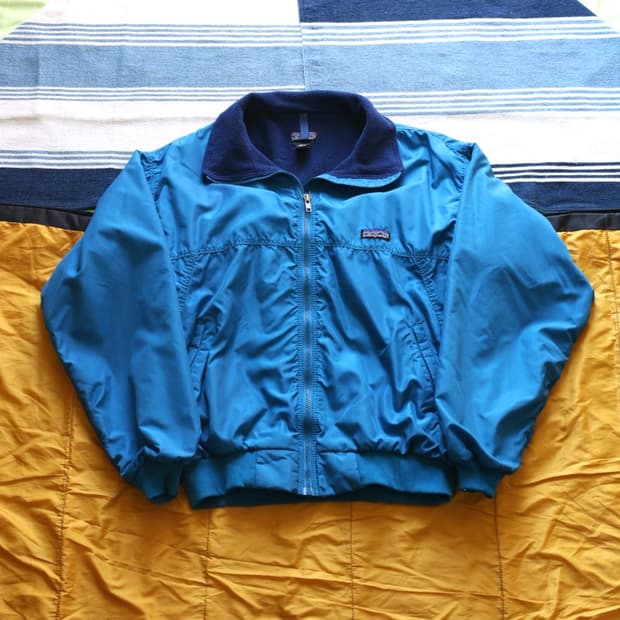 파타고니아 90s 쉘드 신칠라 자켓 아쿠아 블루 M