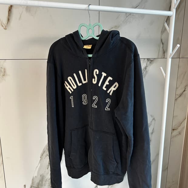 홀리스터 네이비 후드집업 XL
