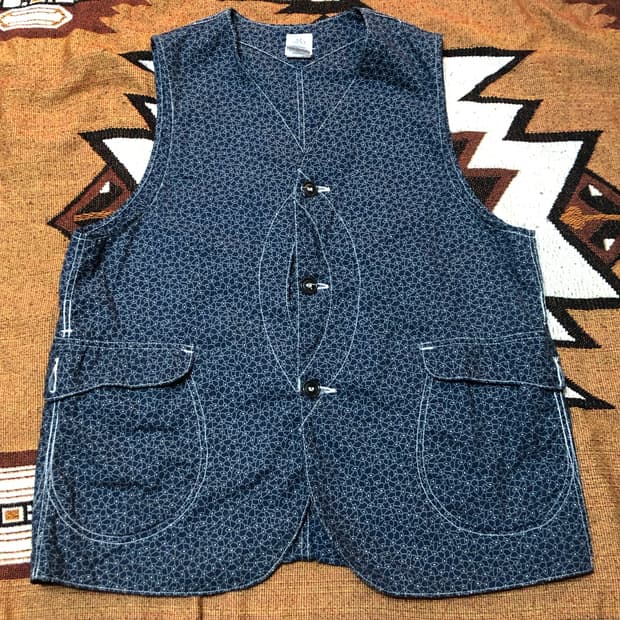 Post Overalls indigo eyes vest