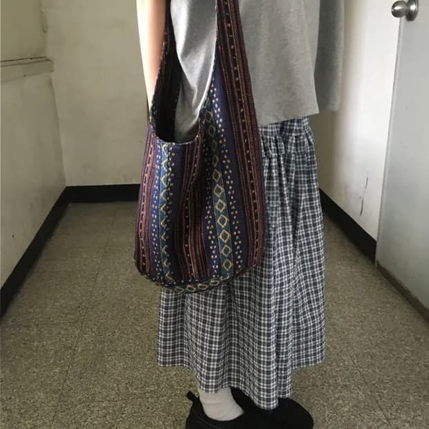 vintage ethnic shoulder bag 