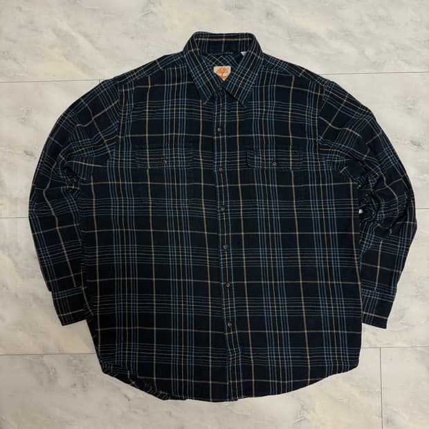 팀버랜드 투포켓 체크셔츠