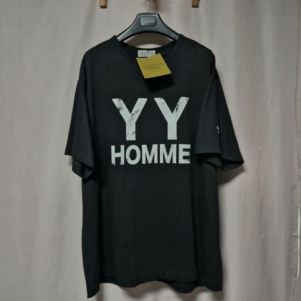 요지 야마모토 뿌르옴므 티셔츠