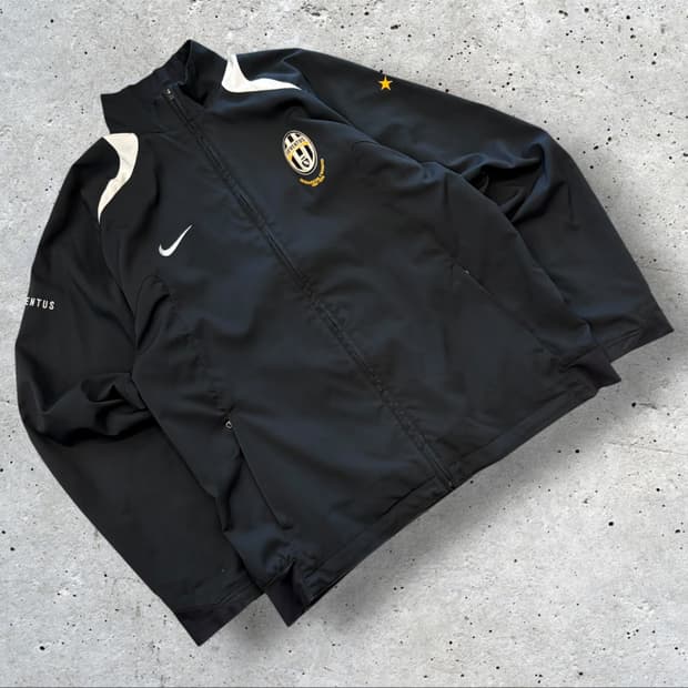 [XL] 05s 나이키 유벤투스 검정 트랙 집업 자켓 D493