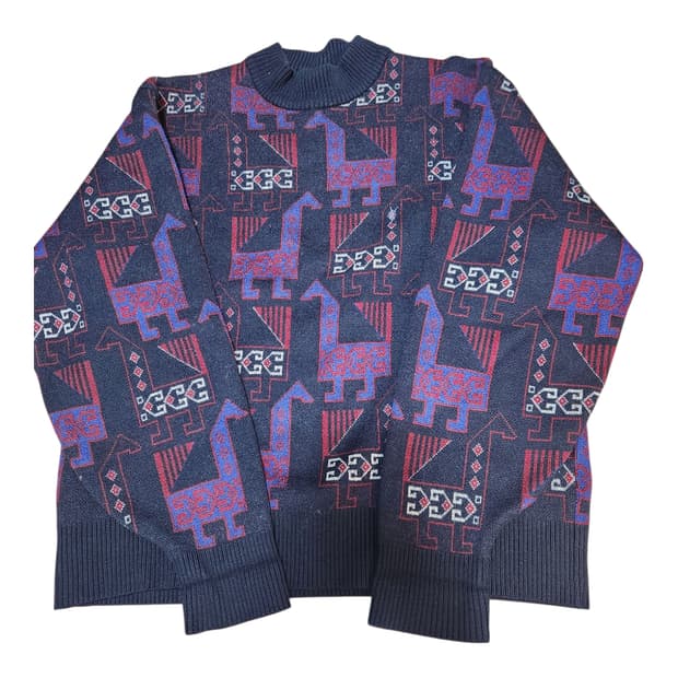 빈티지 생로랑 패턴니트 (하자있음)