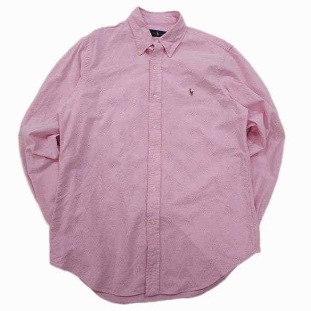 [M] 폴로 랄프로렌 핑크 옥스퍼드 버튼다운 셔츠