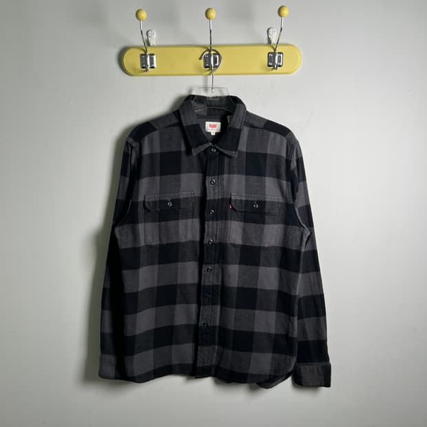 Levis 리바이스 체크 플란넬 셔츠 M