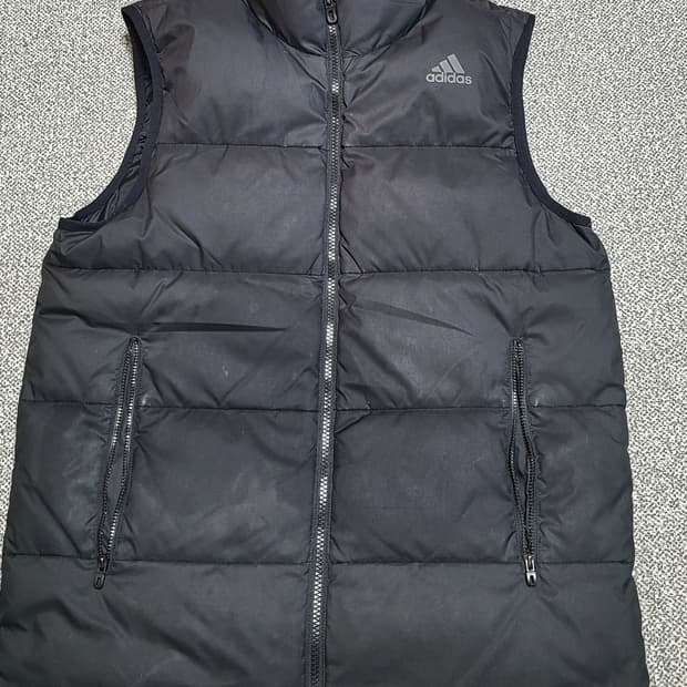 아디다스 덕다운 베스트 조끼  90  블랙