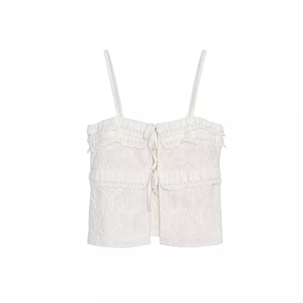 자라 자카드 니트 탑