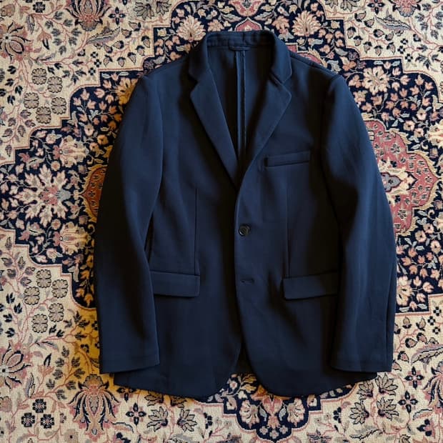 에르메네질도 제냐 플란넬 저지 자켓 100