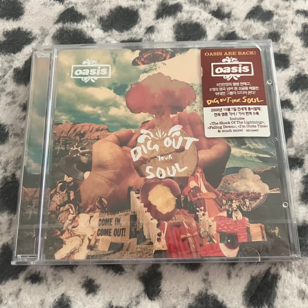 오아시스 Oasis 7집 국내 라이센스 초판 미개봉 CD