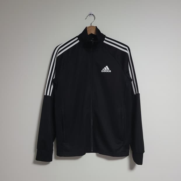 (M) ADIDAS 아디다스 삼선 트랙탑 블랙 져지 트레이닝복