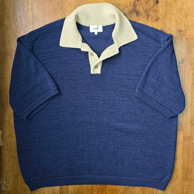 새상품) 르아브 반팔 코튼 니트  XL 