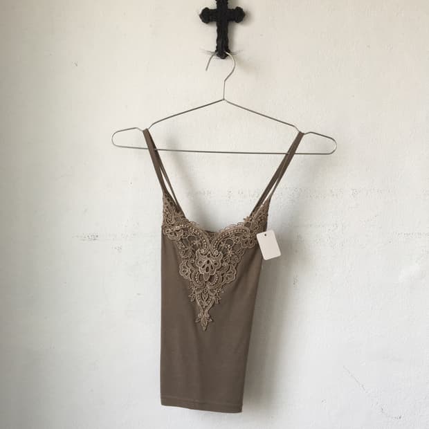 Ornament crochet point sleeveless