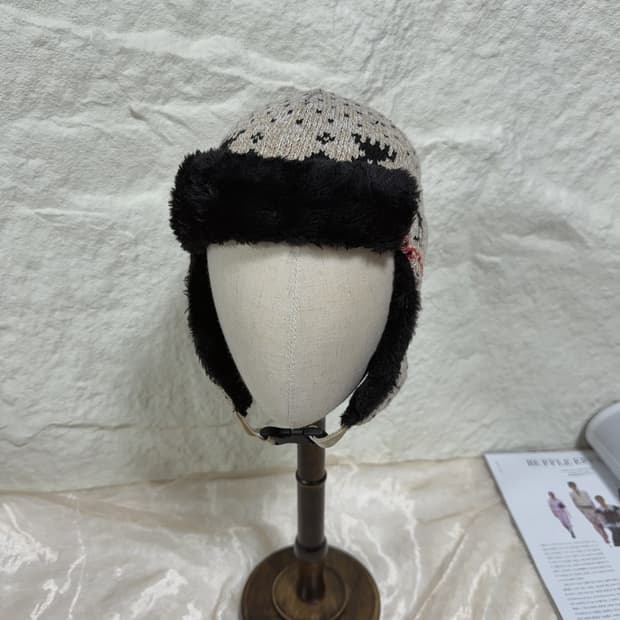 빈티지 크위찬 니트모자 군밤모자