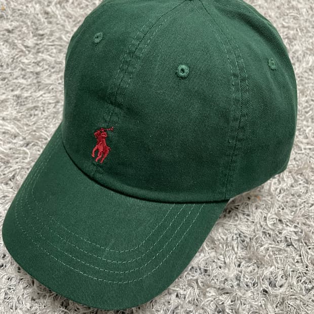폴로Polo 연노랑포니 코튼 캡 Free