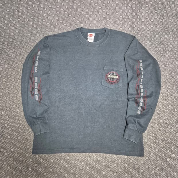 [L] 할리데이비슨 롱슬리브 -374