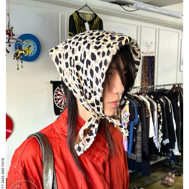 1980-90s TRUSSARDI Italian Old Scarf