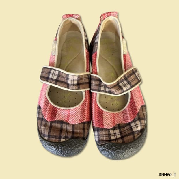 KEEN MARY JANE CHECK PINK