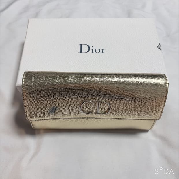 디올 클러치백 골드