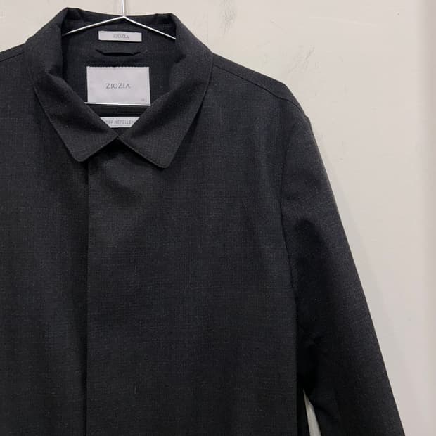 지오지아 워터프루프 히든버튼 방수 코트