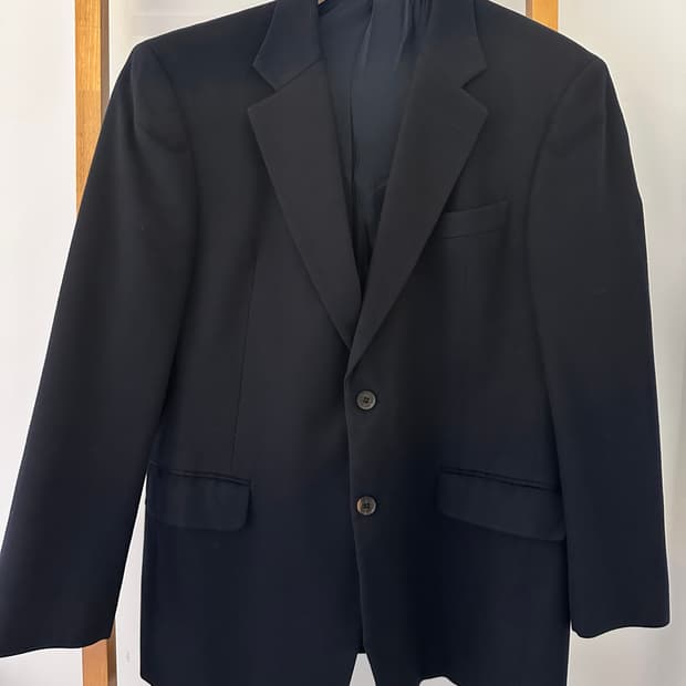 닥스 캐시미어 함유 울자켓(짙은 네이비)