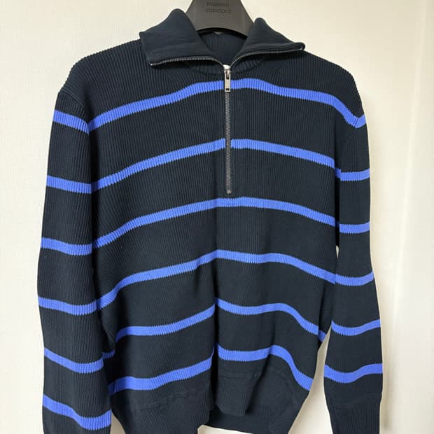 코스 하프집업 니트 L