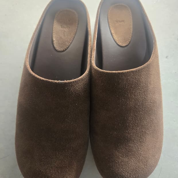 킨치 스웨이드 블런트 슈즈 브라운 275mm