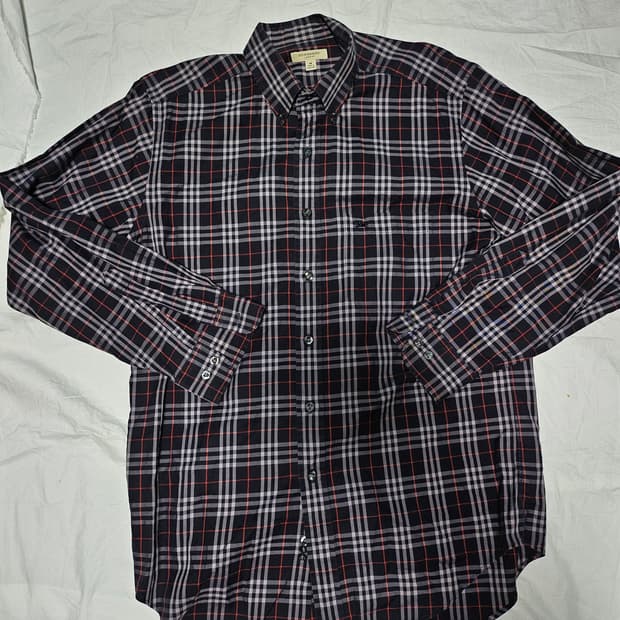 버버리 그래니룩 노바체크 셔츠 M