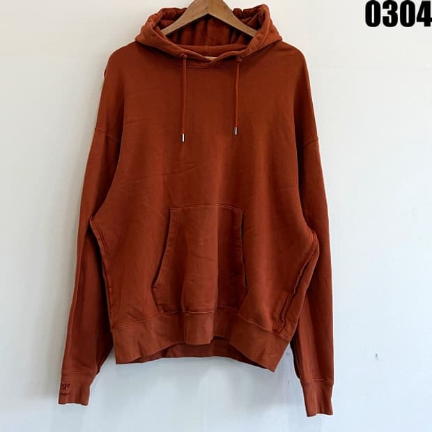 비이커 가먼트 다잉 후드 스웻셔츠 후드티 95 실측 XL 0304