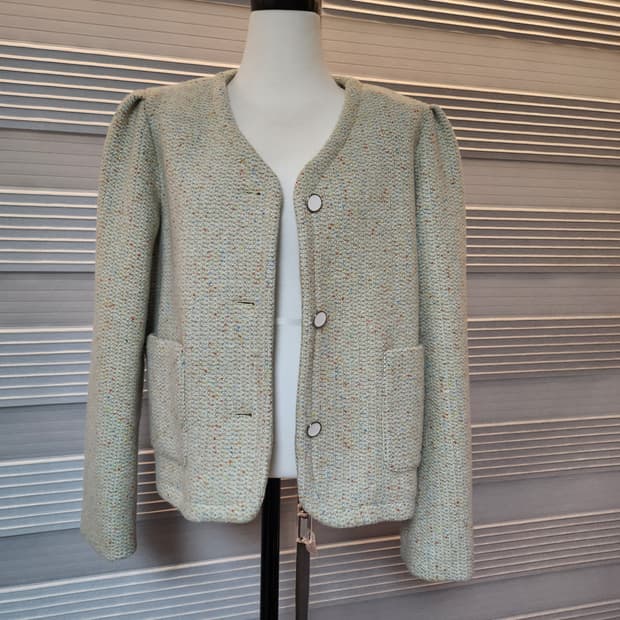 《새상품》트위드 자켓