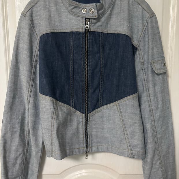 GLOWNY BONES DENIM JACKET