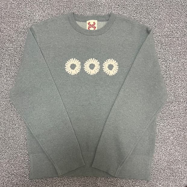 999humanity_Crewneck knit light blue