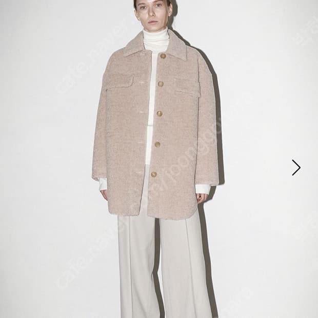 오르 orr  시어링 터치 울 사파리 자켓 xs사이즈