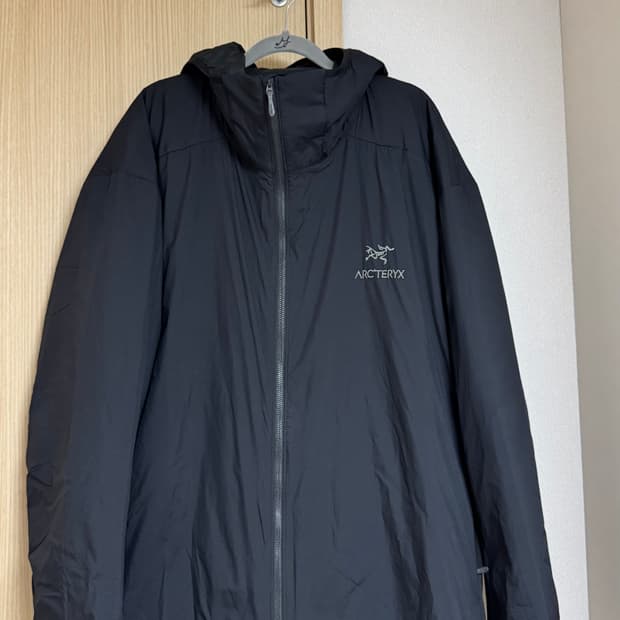 아크테릭스 아톰 LT 후디 블랙 xxxl