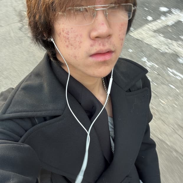 메종마르지엘라 하이넥 더블브레스티드 코트