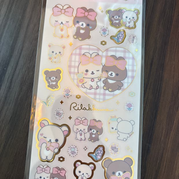 리락쿠마 스티커