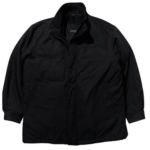 입생로랑 덕다운 라이너 베스트 투인원 자켓 블랙