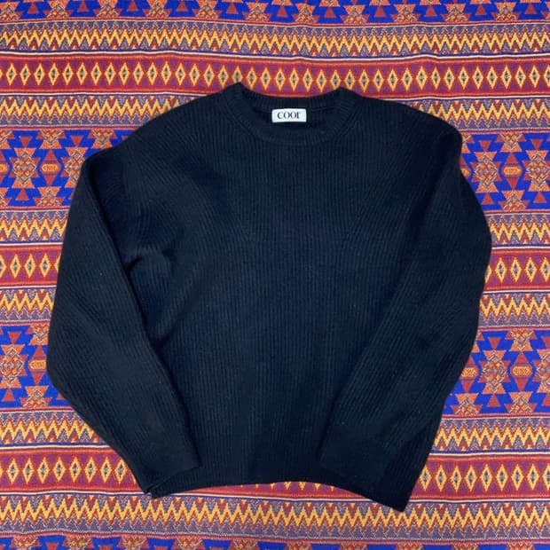 [100] 쿠어 캐시미어 크롭 니트