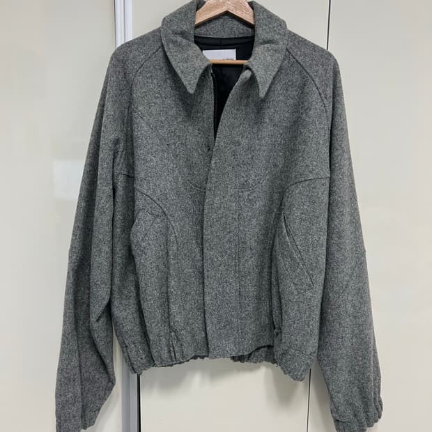 Sage Nation 멜란지 울 블루종 