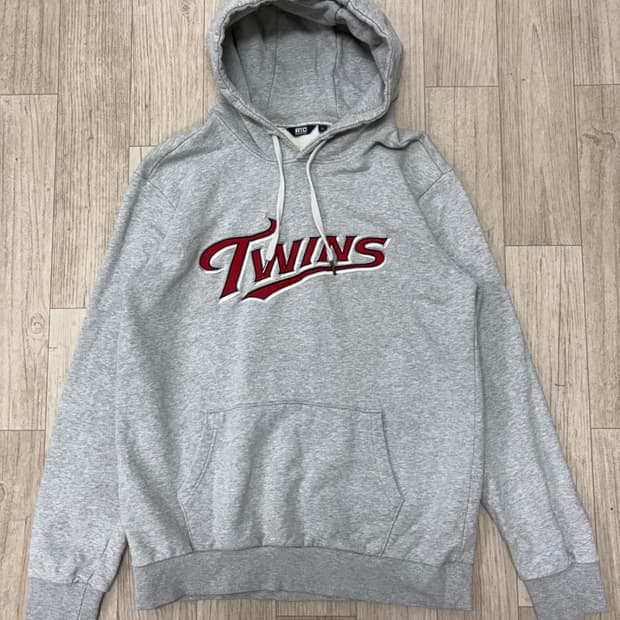 트윈스 그레이 후드티XL
