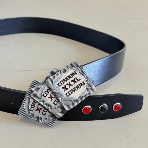 condom gem belt
