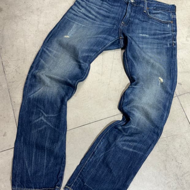 폴로 데미지 워싱 데님 팬츠 바지