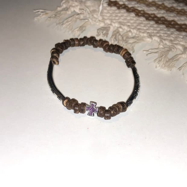 ☯️ hippie violet bracelet 팔찌