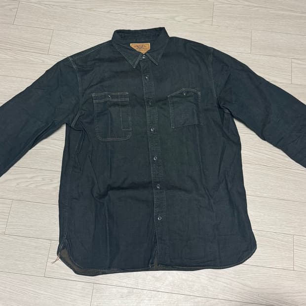RRL 인디고 워크셔츠 L