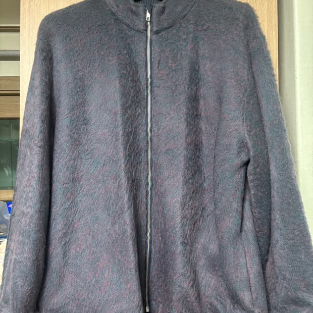 [M] 스투시 퍼플 아크릴 자켓